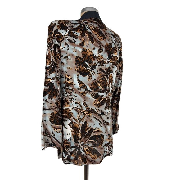 Britany Blu Authentic Vintage Women's Patterned Blazer Jacket - Picture 3 of 9